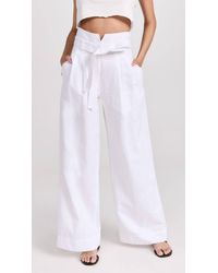 A.L.C. - Emily High Rise Wide Leg Pants - Lyst