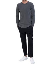 Goodlife - Sun-Faded Micro Terry Long Sleeve Crew Tee - Lyst