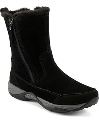 Easy Spirit - Exparunn Suede Faux Fur Winter & Snow Boots - Lyst