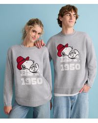 Aéropostale - Peanuts Aéropostale Western Snoopy 1950 Crew Sweater - Lyst