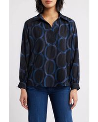 Apny - Half Plaket Pullover Blouse - Lyst