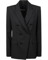 Patrizia Pepe - Double-Breasted Polyester-Blend Jacket - Lyst