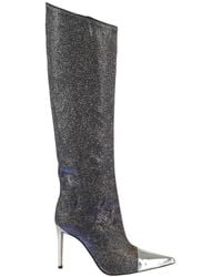 Alexandre Vauthier - Pointed Toe Asymmetrical High Boots - Lyst