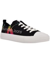 Calvin Klein - Erya Lace Up Platform Casual And Fashion Sneakers - Lyst