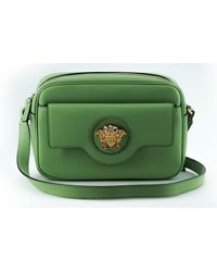 Versace - Elegant Mint Leather Camera Case Bag - Lyst