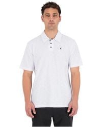 Hurley - Icon Slub Polo Shirt Short Sleeve Golf Performance Dsgl763 - Lyst