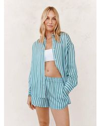 Bella Dahl - Oversized Button Down Shirt - Lyst