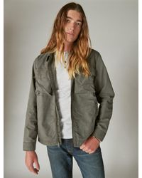 Lucky Brand - Fleece Lined Shirt Jacket - Lyst