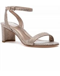 Pelle Moda - Moira 2 Sandals In Platinum Gold Metallic - Lyst