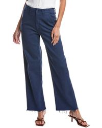 Mother - The Major Zip Sneak Fray Insignia Straight Jean - Lyst