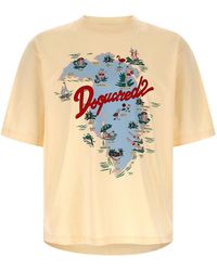 DSquared² - S71Gd1643 Loose Fit Tee - Lyst