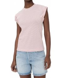 Pistola - Olivia Rolled Sleeve Tee - Lyst