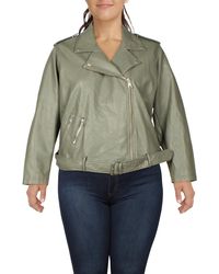 Levi's - Plus Faux Leather Belted Motorcycle Jacket - Lyst