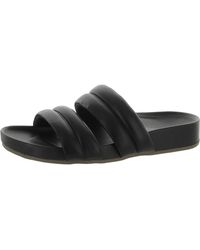 Vionic - Mayla Faux Leather Slip On Slide Sandals - Lyst