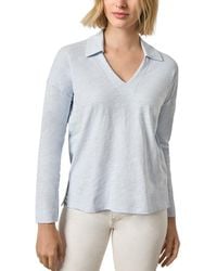 Lilla P - Easy Collared Split Neck - Lyst