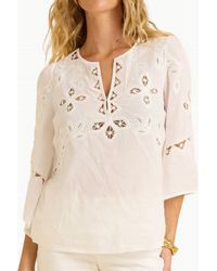 Calypso St. Barth - Bella Three-Quarter Sleeve Top - Lyst