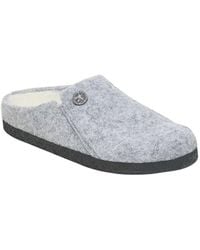 Birkenstock - Zermatt Shearling & Wool Felt Slipper - Lyst