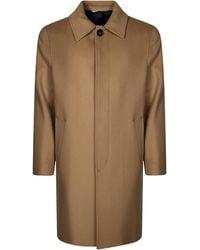 Manuel Ritz - Mid-Length Coat With Classic Collar - Lyst