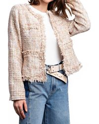 Easel - Pearl Tweed Jacket - Lyst