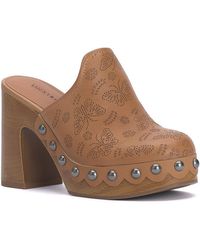 Lucky Brand - Immia Leather Studded Clogs - Lyst