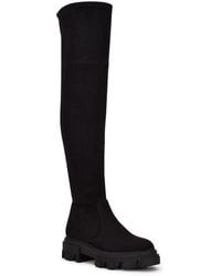 Nine West - Cellie Faux Suede Tall Over-the-knee Boots - Lyst