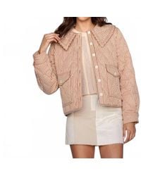 Storia - Quilted Long-Sleeve Jacket - Lyst