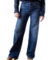 Edwin - Marli Slate Wide Leg Jean - Lyst