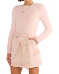 MINKPINK - Dahlia Denim Mini Skirt - Lyst