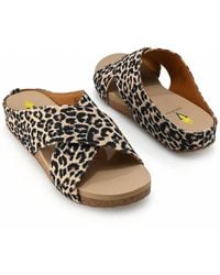 Volatile - Ablette Ultra Comfort Slip-On Crisscross Slides - Lyst