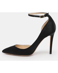 Jimmy Choo - Suede Lucy Ankle Strap Pointed Toe D'Orsay Pumps - Lyst