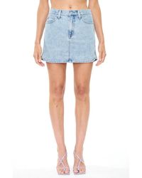 Pistola - Rhea Mid Rise Mini Skirt - Lyst