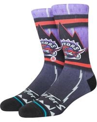 Stance - X Nba Toronto Raptors Fader Crew Socks A558A22Far-Pur - Lyst