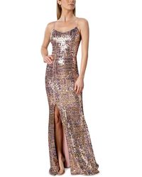 Dress the Population - Tori Sequined Maxi Cocktail And Party Dress - Lyst