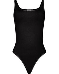 Wolford - Jamaika String Body Fitted Cotton Bodysuit - Lyst