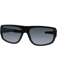 Prada Linea Rossa Ps 03ws Dg006f 66mm Rectanlge Sunglasses - Black