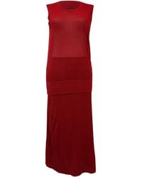 JOSEPH - Metallic Tank Top And Midi Skirt Set - Lyst