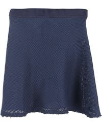 Sandro - Sandro Mesh Accent Mini A-Line Skirt - Lyst