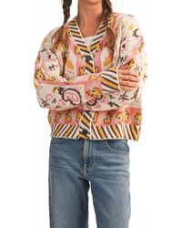 ..,merci - Paisley Knit Cardigan - Lyst