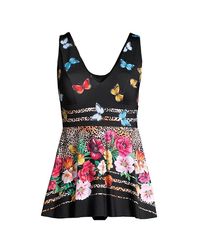 Johnny Was - Mari Skirted One Piece Butterfly Floral Swimsuit - Lyst