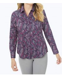 Foxcroft Ava Shirt I - Purple