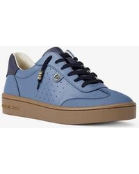 Michael Kors - Scotty Leather Sneaker - Lyst