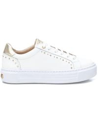 Xti - Leather Trainers Sneakers - Lyst
