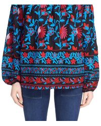 Tanya Taylor - Nessa Embroidered Off The Shoulder Top - Lyst