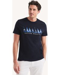 Nautica - Sailing Regatta Graphic T-Shirt - Lyst
