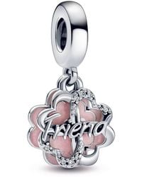 PANDORA - Four Leaf Clover Friendship Dangle Charm - Lyst