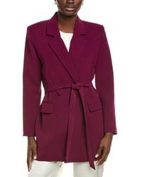 Endless Rose - Straight Belted Blazer - Lyst