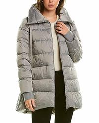 Herno - Puffer Jacket With Lurex Detail Down Fill Coat Quilted - Lyst