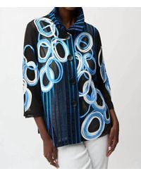 Joseph Ribkoff - Mesh & Satin Soutache Blouse Jacket - Lyst