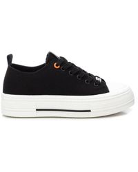 Xti - Urban Style Canvas Platform Sneakers Refresh By - Lyst