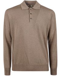 Altea - Regular-Fit Polo Neck Three-Button Virgin Wool Sweater - Lyst